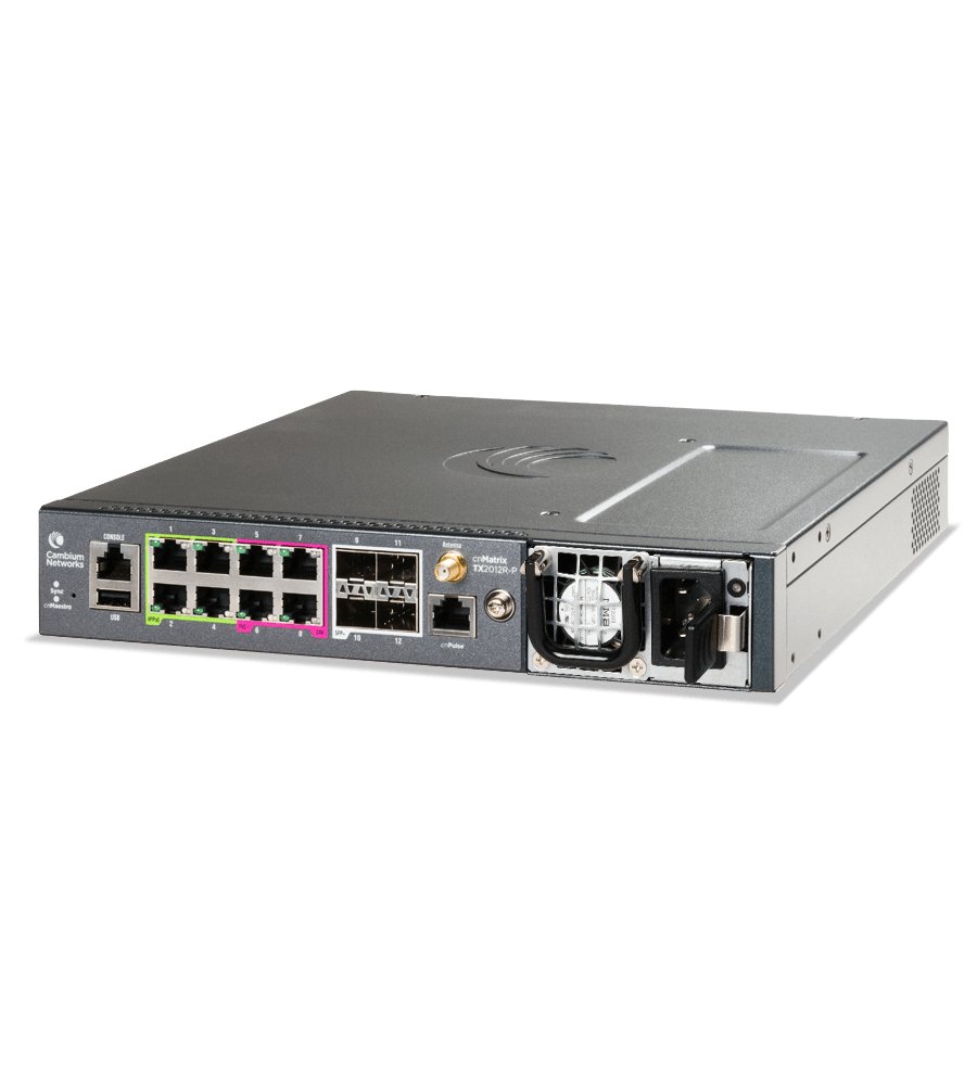 Cambium cnMatrix TX2012R-P PoE WISP Tower Switch
