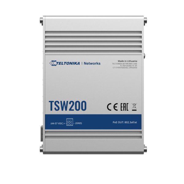 Teltonika 8-Port Gigabit PoE+ Ethernet Switch | TSW200