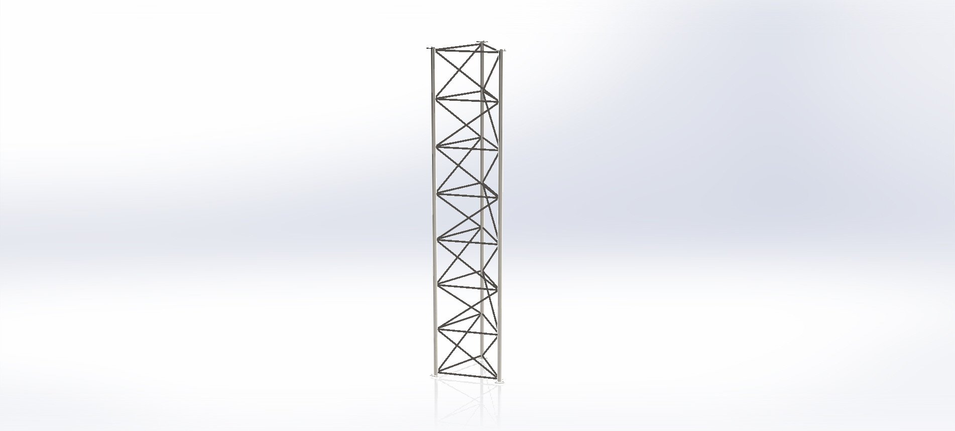 Lattice Mast 3m Section - Stacking