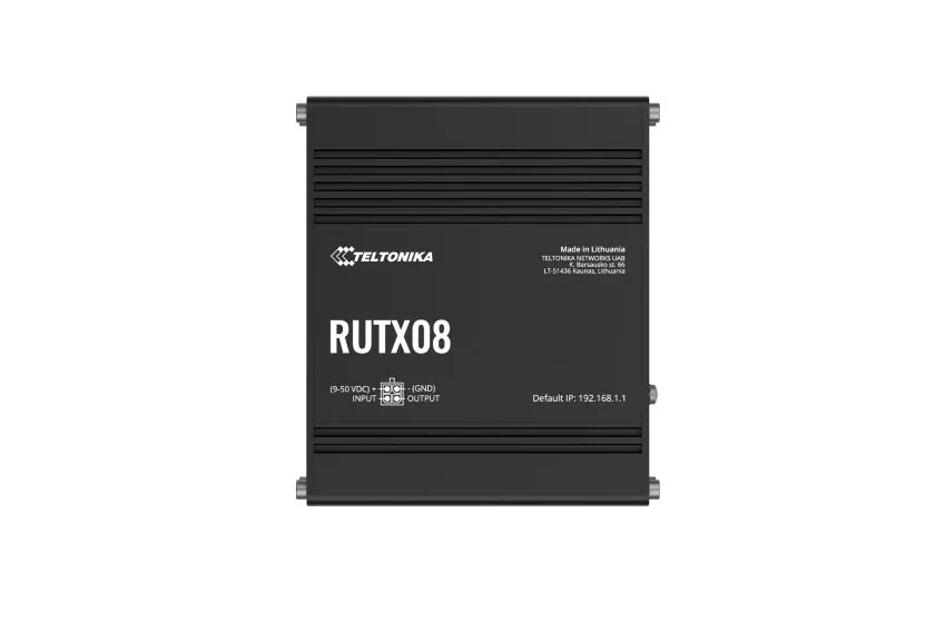 Teltonika 4-Port Industrial Ethernet Router | RUTX08